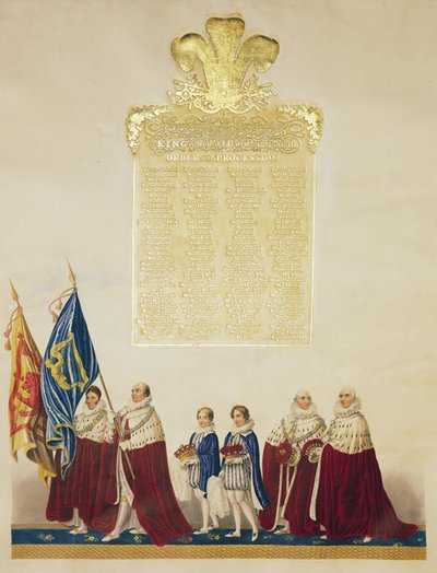 Ceremonial of the Coronation of King George IV by John Whittaker